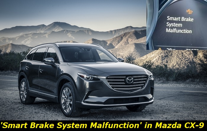 smart brake system malfunction mazda cx-9